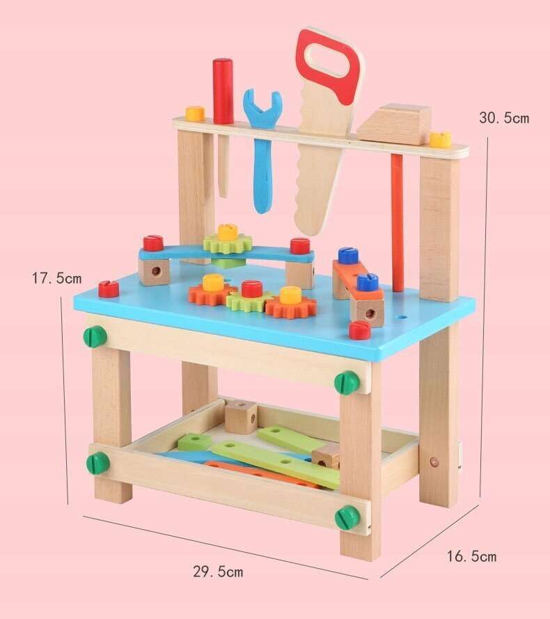 Puidust töökoda lastele цена и информация | Poiste mänguasjad | kaup24.ee