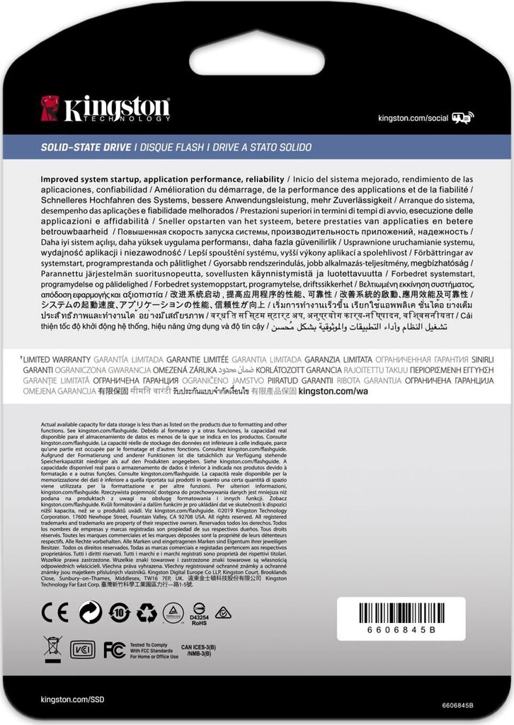 Kingston DC1000B (SEDC1000BM8/240G) цена и информация | Sisemised kõvakettad (HDD, SSD, Hybrid) | kaup24.ee