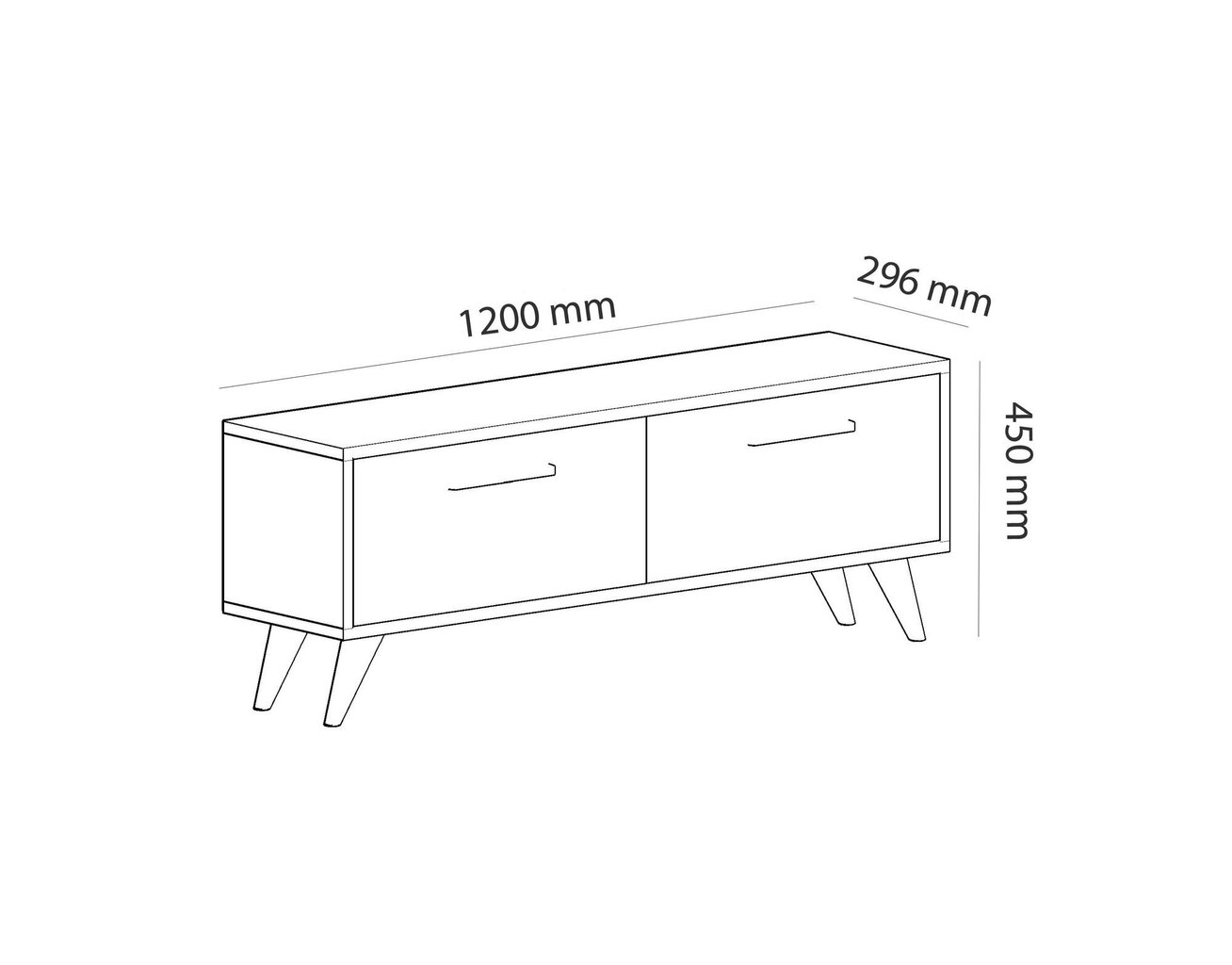 TV-laud Kalune Design Melisa, valge hind ja info | TV alused | kaup24.ee