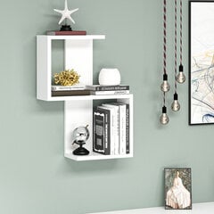 Sienos lentyna Octa - White цена и информация | Полки | kaup24.ee