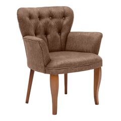 Tugitool Kalune Design Paris Walnut Wooden, pruun цена и информация | Кресла в гостиную | kaup24.ee