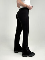 Pooleldi laienevad palazzo püksid must Armonti 3556 hind ja info | Naiste püksid | kaup24.ee