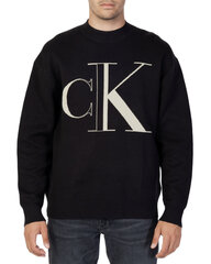 Свитер для мужчин Calvin Klein Jeans, черный цена и информация | Мужские свитера | kaup24.ee