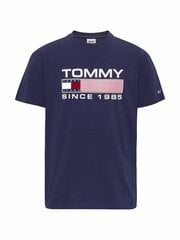 Мужская футболка Tommy Hilfiger, синяя цена и информация | Мужские футболки | kaup24.ee