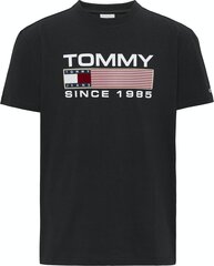 T-särk meestele Tommy Hilfiger 50729, must hind ja info | Meeste T-särgid | kaup24.ee