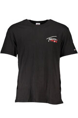 Мужская футболка Tommy Hilfiger, черная цена и информация | Мужские футболки | kaup24.ee