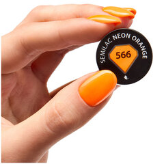 Semilac Hübriidlakk 566 Neon Orange, 7ml цена и информация | Лаки для ногтей, укрепители для ногтей | kaup24.ee