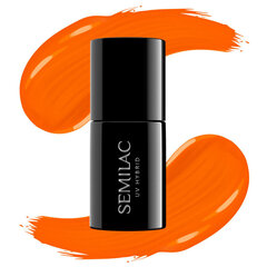 Semilac Hübriidlakk 566 Neon Orange, 7ml цена и информация | Лаки для ногтей, укрепители для ногтей | kaup24.ee