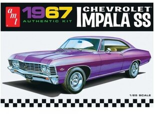 Plastikust mudelauto 1967 Chevrolet Impala SS - AMT цена и информация | Склеиваемые модели | kaup24.ee