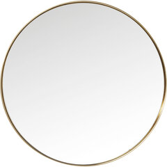 Peegel "Curve", Round Brass Ø100cm цена и информация | Зеркала | kaup24.ee