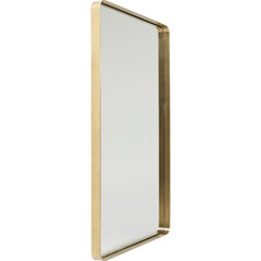 Peegel "Curve", Rectangular Brass 120x80cm hind ja info | Peeglid | kaup24.ee