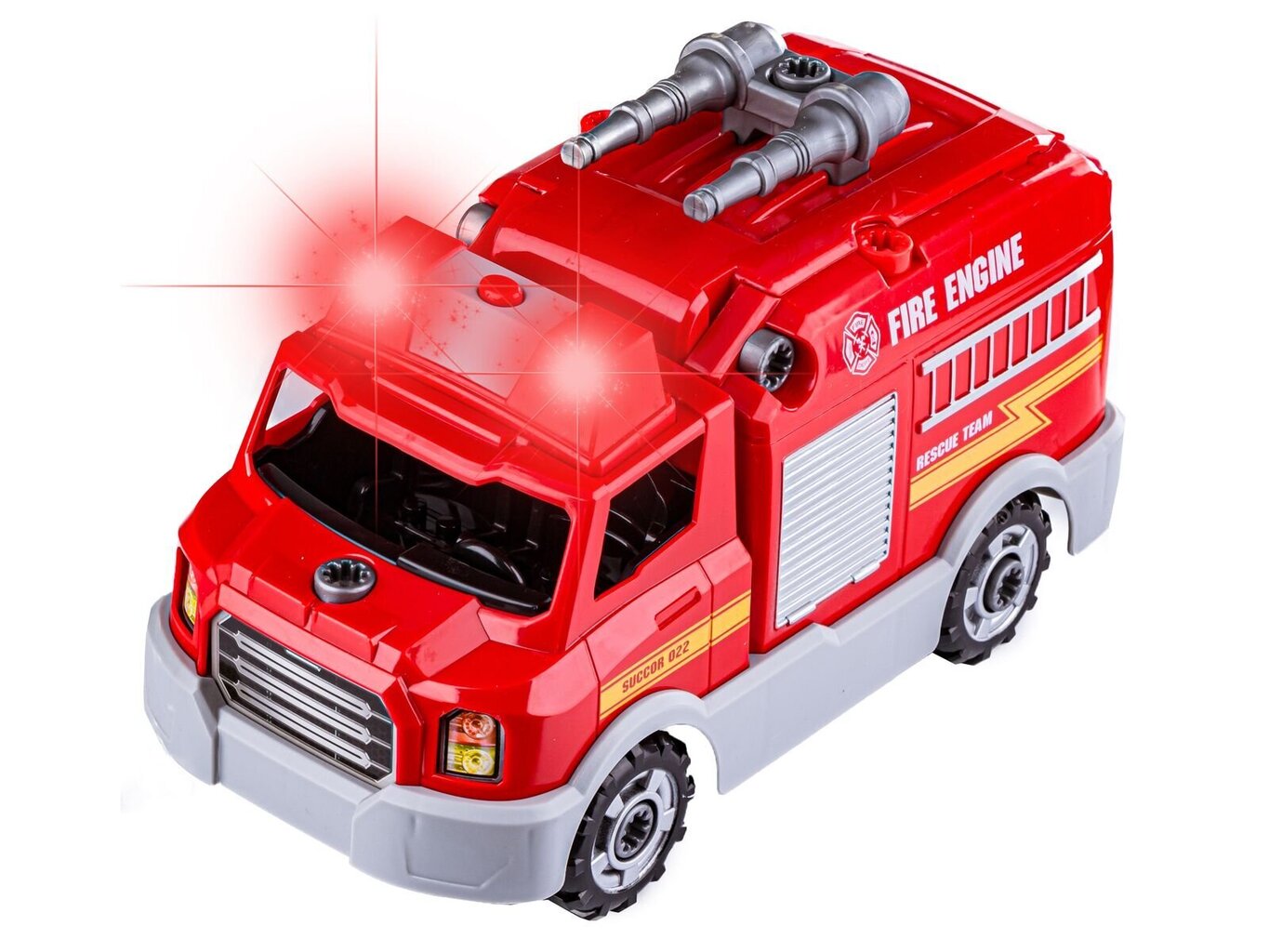 Auto, tuletõrjeauto, purustus- ja väänamisauto, tuletõrje, kruvikeeraja цена и информация | Poiste mänguasjad | kaup24.ee