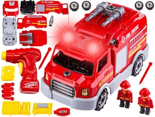 Auto, tuletõrjeauto, purustus- ja väänamisauto, tuletõrje, kruvikeeraja hind ja info | Poiste mänguasjad | kaup24.ee