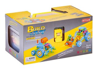 Sõidukikonstruktor, 118 osaline hind ja info | Poiste mänguasjad | kaup24.ee