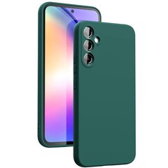 Fusion soft matte силиконовый чехол для Samsung A556 Galaxy A55 5G темно зеленый цена и информация | Чехлы для телефонов | kaup24.ee