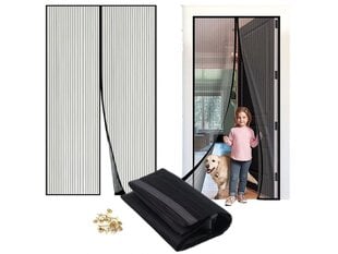 дверной экран сетка магнитный дверной экран 210x100 цена и информация | Москитные сетки | kaup24.ee