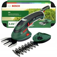 Juhtmeta muru-/aiakäärid Bosch 12 cm 3,6 V hind ja info | Heki- ja võsalõikurid | kaup24.ee