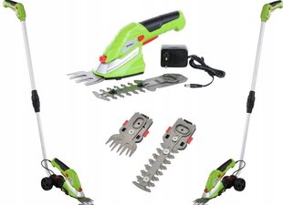 Juhtmeta muru- hekktrimmer 4garden 17 cm 7,2 V цена и информация | Кусторезы, ножницы для газона | kaup24.ee