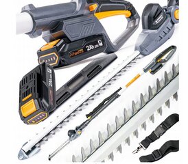 Juhtmeta muru-/ hekktrimmer Powermat 41 cm 20 V цена и информация | Кусторезы, ножницы для газона | kaup24.ee