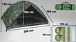 Telk Fluxar-2 3000, roheline hind ja info | Telgid | kaup24.ee