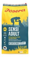 Josera SensiAdult для взрослых собак всех пород, 12,5 кг. цена и информация | Сухой корм для собак | kaup24.ee