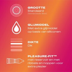 Kondoomid Durex Pleasure Me, 40 tk hind ja info | Kondoomid | kaup24.ee