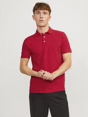 Jack & Jones polosärk meestele 12136668*10, punane 5715507023777 hind ja info | Meeste T-särgid | kaup24.ee