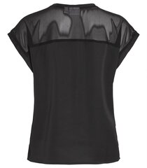 Vila женская футболка 14101088*01, черная цена и информация | Женские блузки, рубашки | kaup24.ee