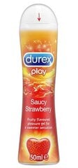 Лубрикант Durex Play Strawberry 50 мл цена и информация | Анальный лубрикант Pjur BACK DOOR Relaxing Anal Glide, 100 мл | kaup24.ee