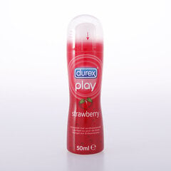 Лубрикант Durex Play Strawberry 50 мл цена и информация | Анальный лубрикант Pjur BACK DOOR Relaxing Anal Glide, 100 мл | kaup24.ee