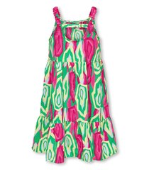 ONLY платье для девочек 15320288*01, зелёное\розовое цена и информация | Платья для девочек | kaup24.ee