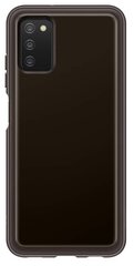 EF-QA038TBE Samsung Soft Clear Cover for Galaxy A03s Black (Damaged Package) цена и информация | Чехлы для телефонов | kaup24.ee