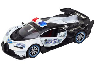 Полицейская машина с дистанционным управлением Lean Toys 1:12, белая цена и информация | Игрушки для мальчиков | kaup24.ee