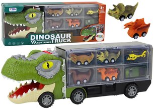 Dinosaur Reshoot Truck с машинками 6шт, зеленый цена и информация | Игрушки для мальчиков | kaup24.ee