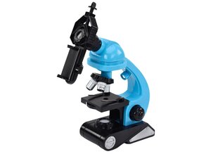 Микроскоп образовательный с аксессуарами для детей, синий цена и информация | Развивающие игрушки и игры | kaup24.ee