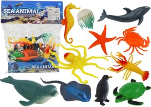 Морские животные Набор из 12 12 эл. цена и информация | Игрушки для мальчиков | kaup24.ee