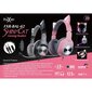 Foxxray ShinyCat Gaming Headset Wired Black/Pink hind ja info | Kõrvaklapid | kaup24.ee