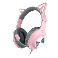 Foxxray Shining Cat Gaming Headset Wired Черный/розовый цвет цена и информация | Наушники | kaup24.ee