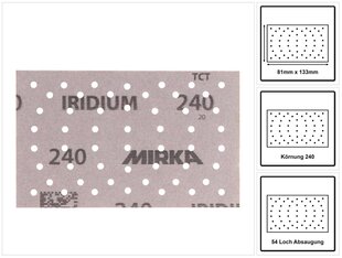 Шлифовальные ленты Mirka, 100 шт. цена и информация | Механические инструменты | kaup24.ee
