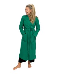 Täisvillane pikk mantel naistele, roheline hind ja info | Naiste mantlid | kaup24.ee