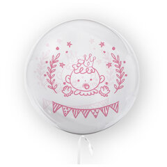 TUBAN õhupall üheaastasele, sünnipäevale, tüdruku baby showerile 45cm цена и информация | Шарики | kaup24.ee