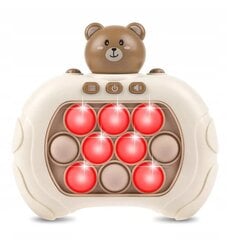 Электронная антистрессовая аркадная игра Pop It - Teddy Bear цена и информация | Развивающие игрушки | kaup24.ee