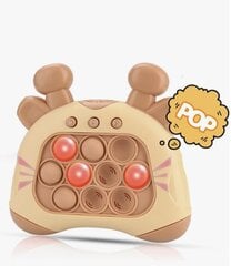 Электронная антистрессовая аркадная игра Pop It - Giraffe цена и информация | Развивающие игрушки | kaup24.ee