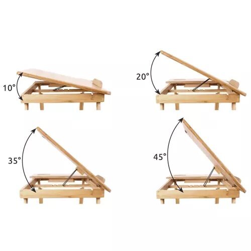 Sülearvuti laud, bambusest hind ja info | Arvutilauad, kirjutuslauad | kaup24.ee