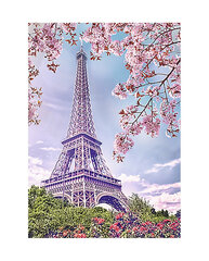 Teemantmosaiik Spring in Paris DP124, 27x38 cm цена и информация | Алмазная мозаика | kaup24.ee