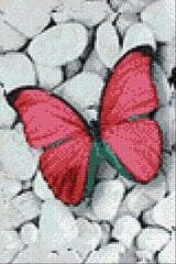 Teemantmosaiik Pink Butterfly DP054, 20x30 cm цена и информация | Алмазная мозаика | kaup24.ee