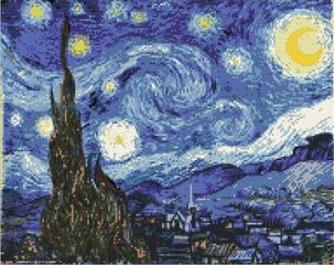 Teemantmosaiik Starry Night DP120, 48x38 cm цена и информация | Алмазная мозаика | kaup24.ee