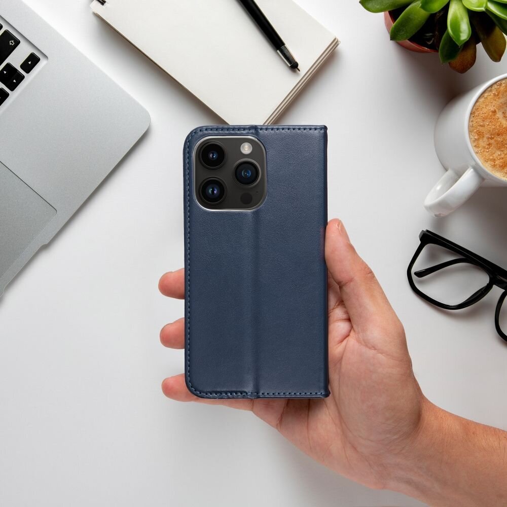 iLike Xiaomi Xiaomi 14 Smart Magnetic Case Navy Blue hind ja info | Telefoni kaaned, ümbrised | kaup24.ee