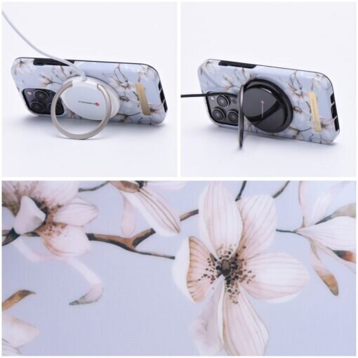 Forcell F-Protect Mirage MagSafe iPhone 15 (6,1") - Spring flowers hind ja info | Telefoni kaaned, ümbrised | kaup24.ee