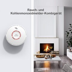 Kombineeritud suitsu ja CO detektor цена и информация | Детекторы дыма, газа | kaup24.ee